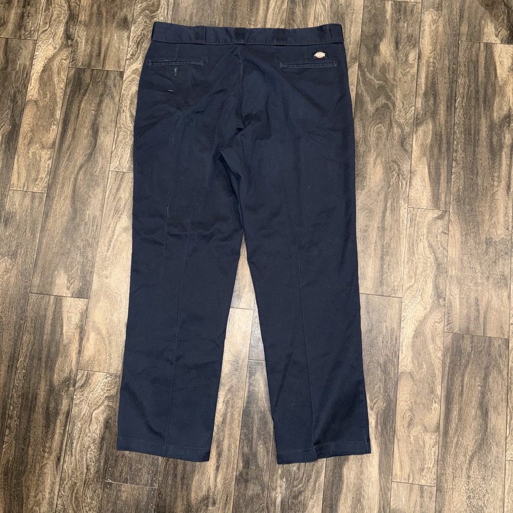 Dickies Flex 847 Original Fit Casual Chino Work Pants Men's 40x32 Navy Blue